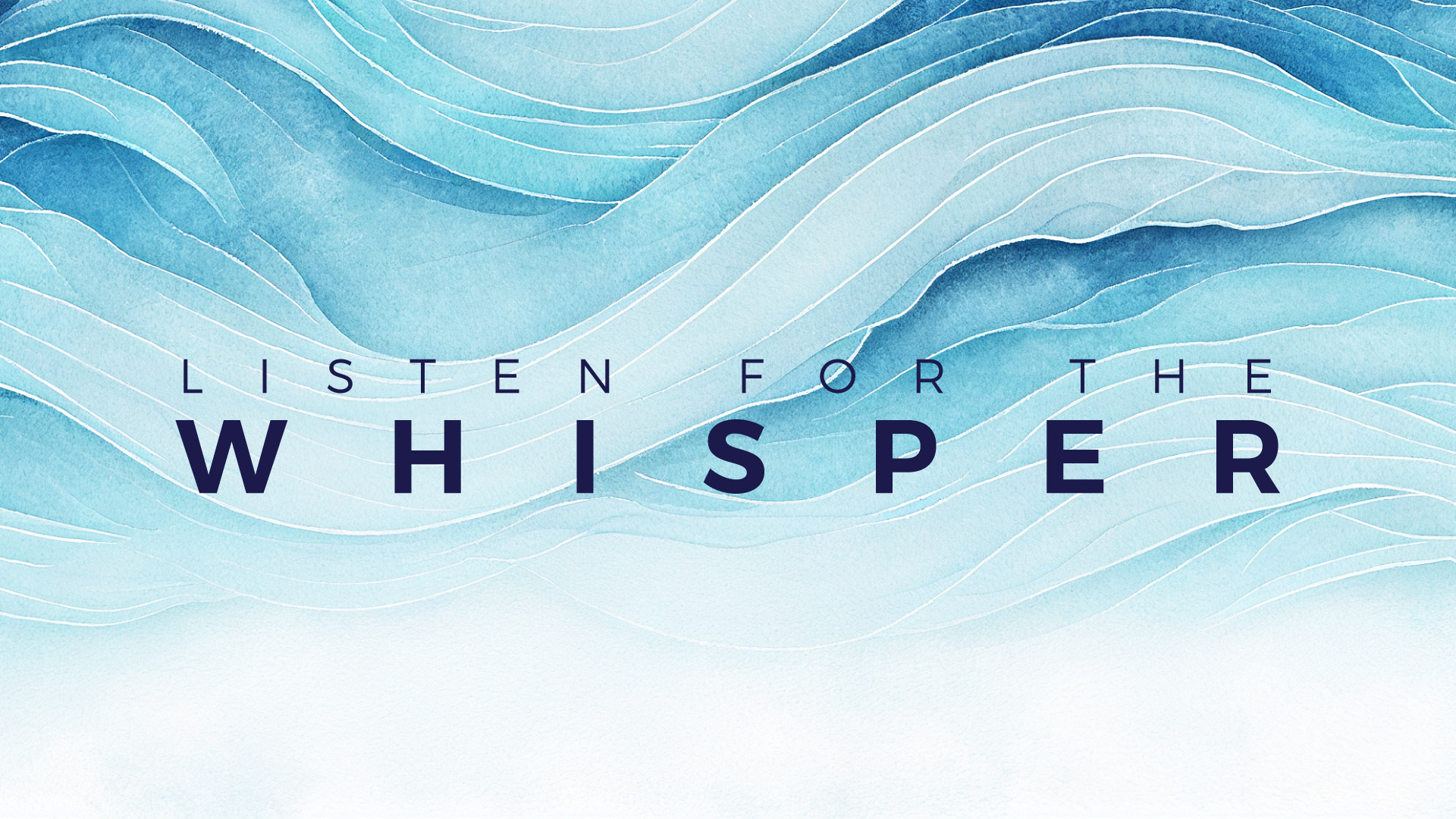 Listen for the Whisper graphic